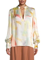 Sweet Whispers Silk Blouse