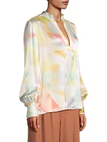 Sweet Whispers Silk Blouse