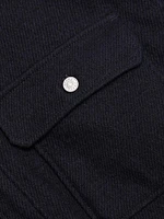 Textured Cotton-Wool Overshirt