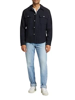 Textured Cotton-Wool Overshirt