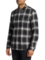 Plaid Brushed Cotton Shirt