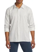 Classic Stripe Button-Front Shirt