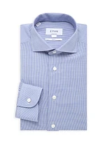 Contemporary-Fit Houndstooth Merino Wool Shirt