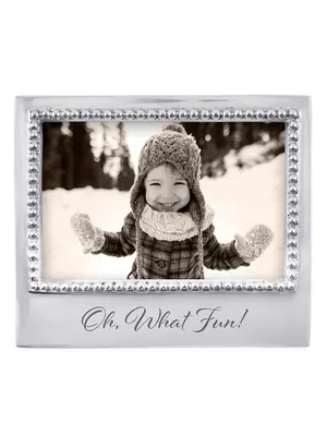 Beaded Oh What Fun Frame