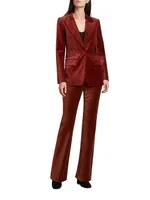 Blake Velvet Flare Trousers