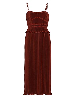 Brisha Tiered Midi-Dress