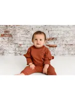Baby Girl's & Little 2-Piece Ruffle Sweatsuit