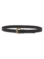 La Ceinture Ovalo Leather Belt