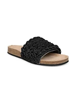 Crochet Comfort Slide Sandals