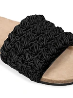 Crochet Comfort Slide Sandals