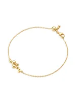 Moonlight Grapes 18K Yellow Gold Beaded Cluster Bracelet