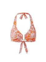 Colombia Paisley Halter Bikini Top