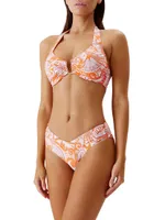 Colombia Paisley Halter Bikini Top