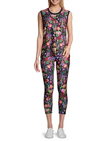 Cantero Floral Cross-Over Leggings