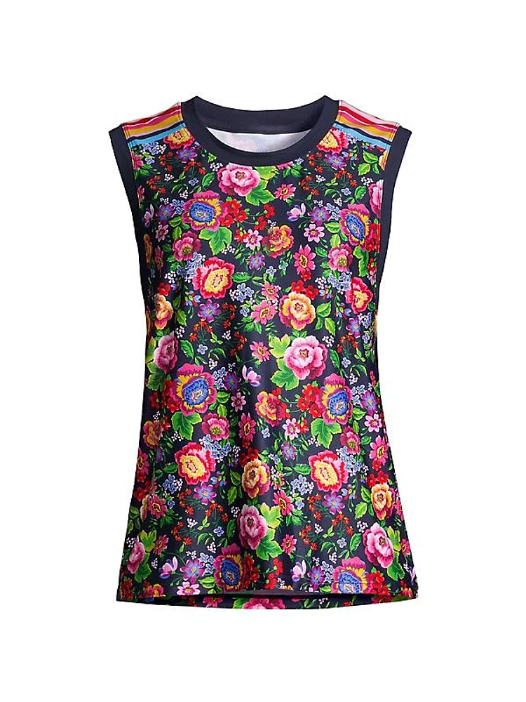 Cantero Floral Muscle Tank