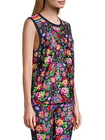 Cantero Floral Muscle Tank