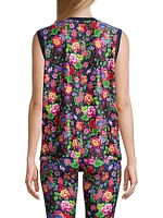 Cantero Floral Muscle Tank