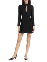 Ottessa Long-Sleeve Surplice Minidress