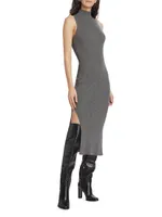 Ida Cashmere Sleeveless Sweaterdress