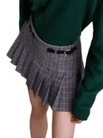 Short Pleated Skirt
