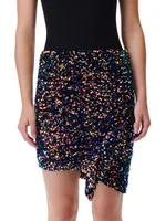 Dasia Short Sequined Skirt
