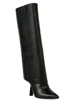 Martine Leather Knee-High Boots