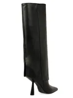 Martine Leather Knee-High Boots