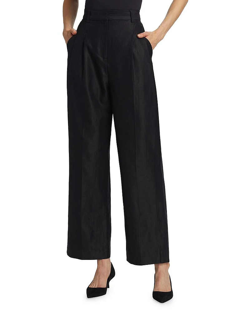 Idai Cotton-Blend Wide-Leg Pants