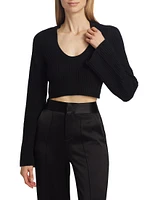 Chante Cashmere Crop Sweater