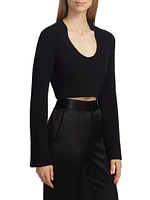 Chante Cashmere Crop Sweater