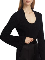 Chante Cashmere Crop Sweater