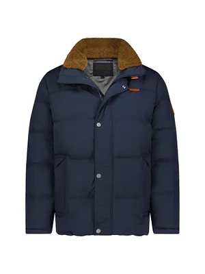 Suntel Shearling-Trimmed Down Jacket