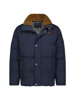 Suntel Shearling-Trimmed Down Jacket