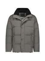 Suntel Shearling-Trimmed Down Jacket