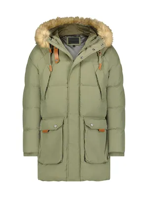 Korsun Faux Fur-Trimmed Down Parka