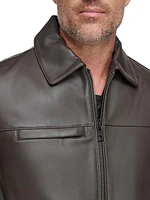 Damour Matte Leather Jacket