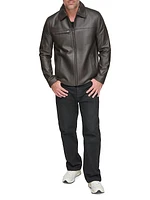 Damour Matte Leather Jacket