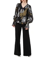 Kaito Silk-Blend Floral Blouse