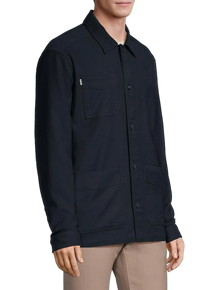 Cotton-Blend Chore Jacket