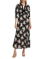 Petra Floral Keyhole Dress