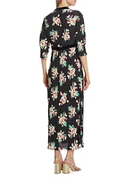 Petra Floral Keyhole Dress