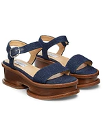 Michael 60MM Denim Sandals