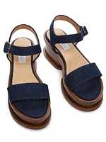 Michael 60MM Denim Sandals