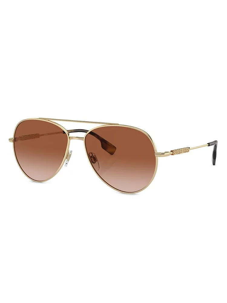 58MM Pilot Sunglasses