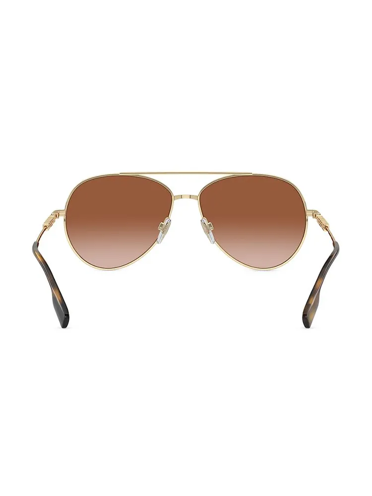 58MM Pilot Sunglasses