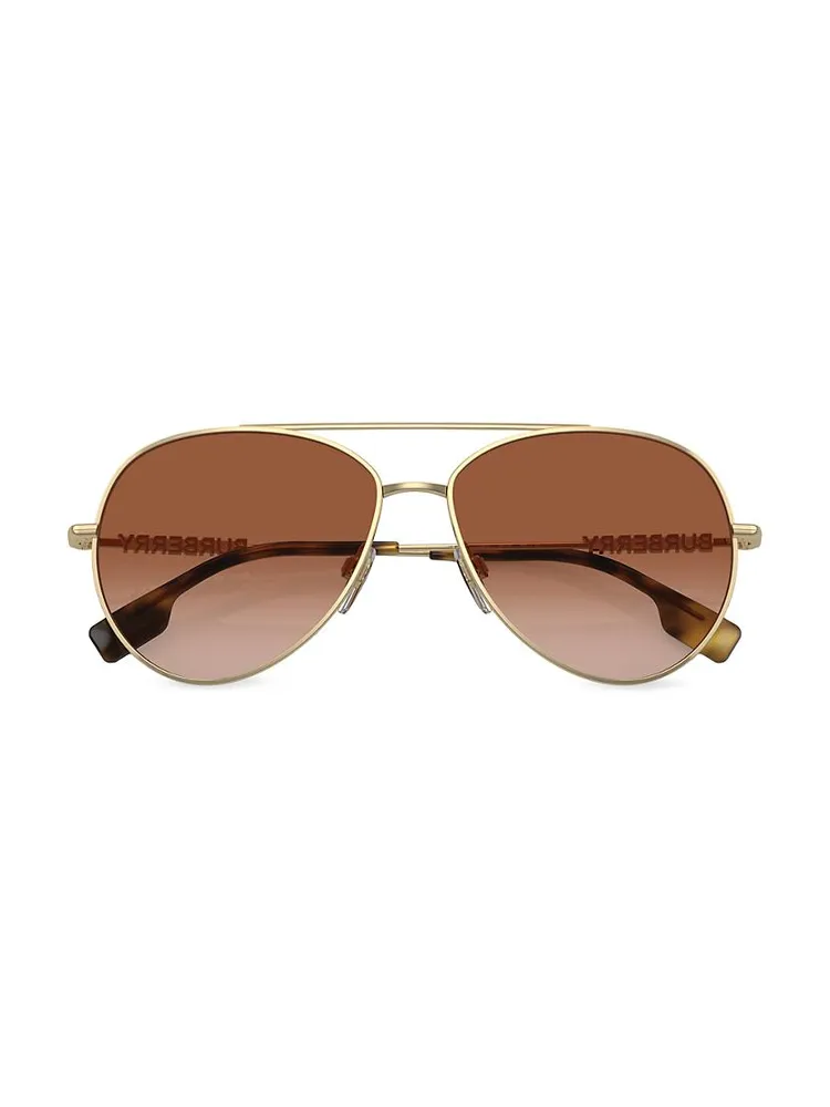 58MM Pilot Sunglasses