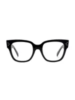 53MM Bold 3 Dots Square Eyeglasses