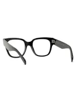 53MM Bold 3 Dots Square Eyeglasses