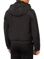 Hooded Blouson Jacket