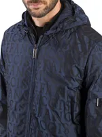 Hooded Blouson Jacket